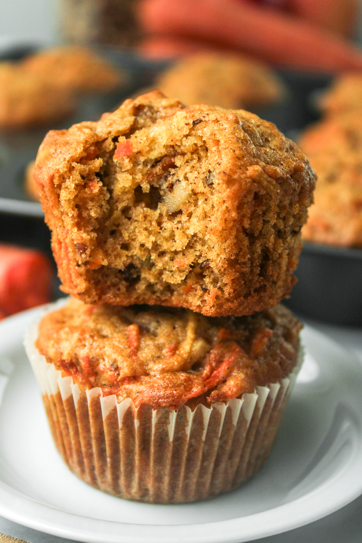 Soft & Moist Carrot Muffins